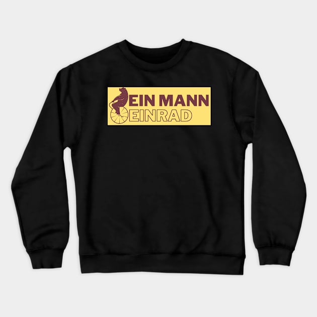 Bär - Ein Mann Einrad Artist Zirkus Motiv Crewneck Sweatshirt by Maggini Art